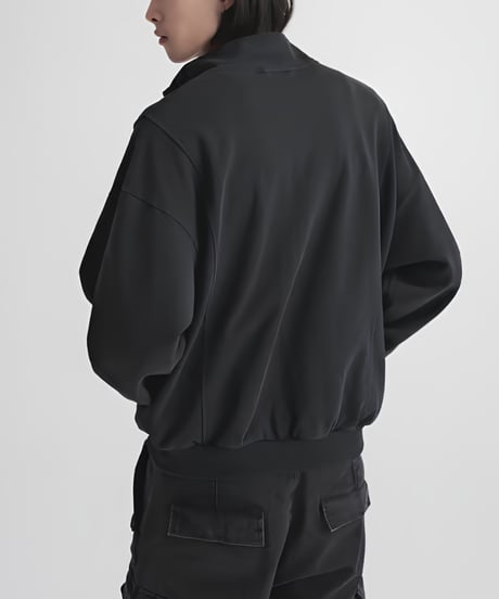 Washed Heavy Weight Half-Zip Sweatshirt / 2color