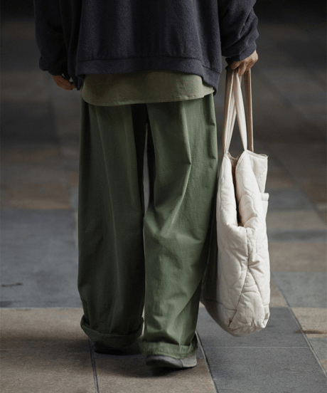 Relaxed Wide Tuck Easy Pants  / 2color