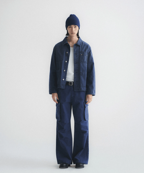 Washed Denim Work Jacket