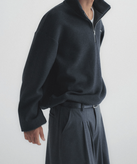 Half-Zip Chest Pocket Sweatshirt