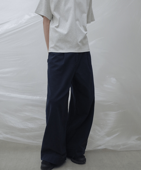 Cotton Baggy Easy Pants  / 2color