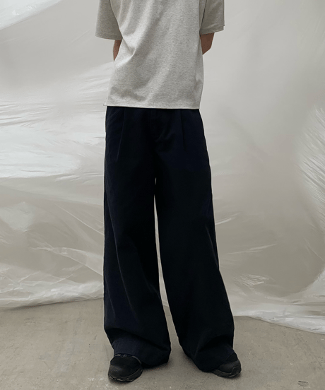 Cotton Baggy Easy Pants  / 2color