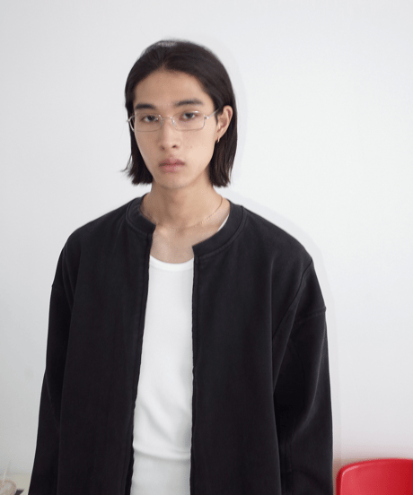 Vintage Washed Heavyweight Boxy Zip-Up Sweatshirt / 2color