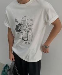 Jazz Drummer Graphic Tee / 2color