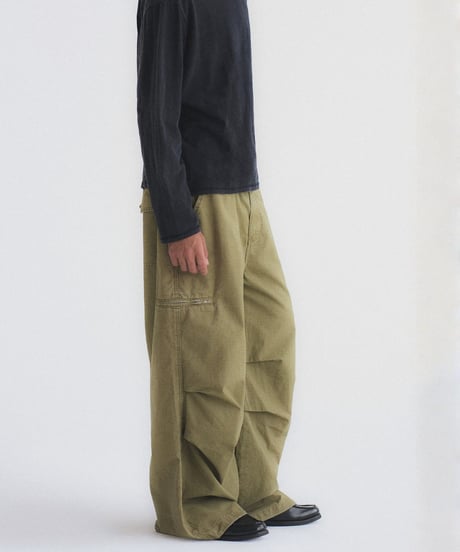 Hidden Check Cargo Pants / 2color