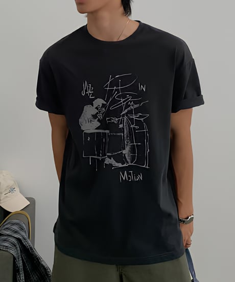 Jazz Drummer Graphic Tee / 2color