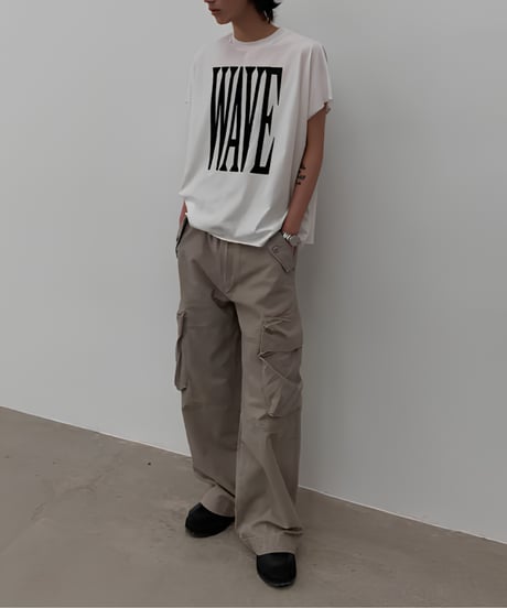 WAVE Graphic Loose Sleeveless Tee  / 2color