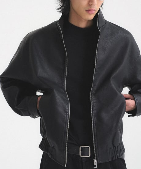 Boxy Leather Jacket