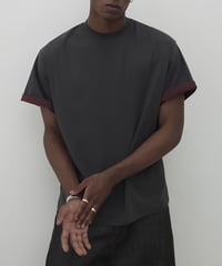 Colorblock Layered Sun Tee  / 2color