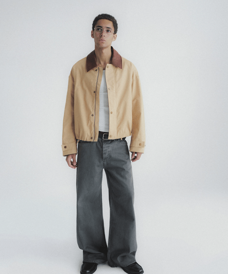 Faded Vintage Straight Denim Pants