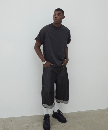 Colorblock Layered Sun Tee  / 2color