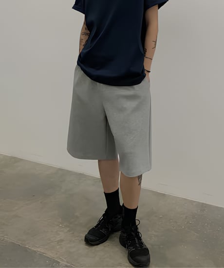 Air-Layer Wide Sweat Shorts  / 2color