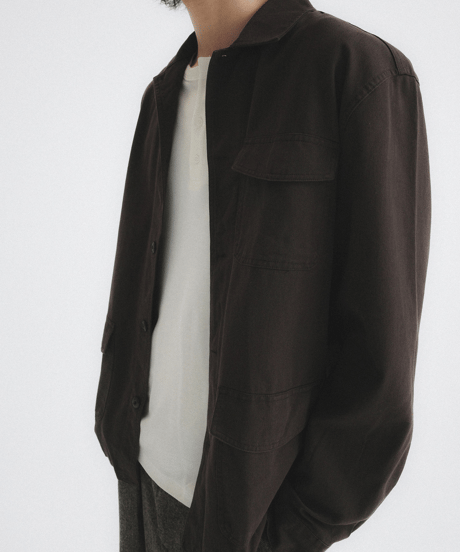 Washed Collar Utility Jacket
