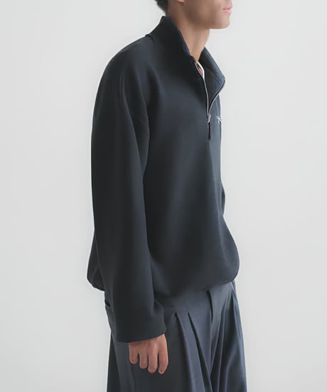 Half-Zip Chest Pocket Sweatshirt