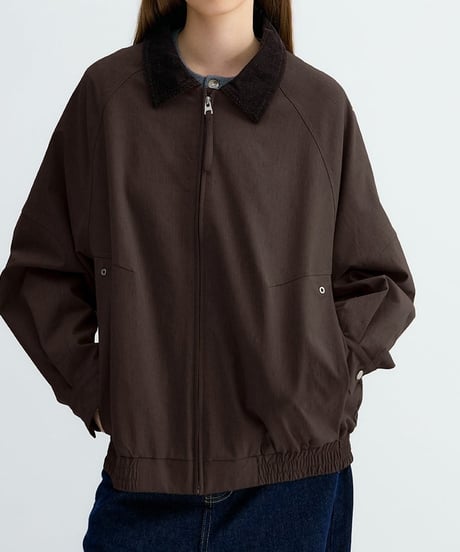 Wide Corduroy Collar Jacket / 3color