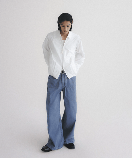 Cotton Short Collar Zip-Up Jacket / 3color