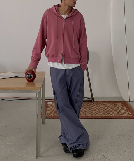 Washed Heavyweight Full-Zip Hoodie