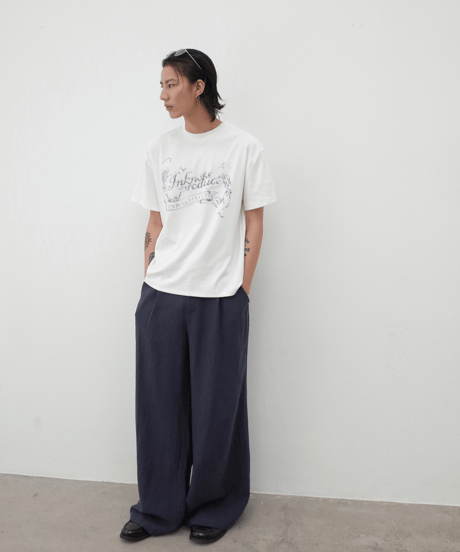 Vintage Skeleton Graphic Oversized Tee  / 2color