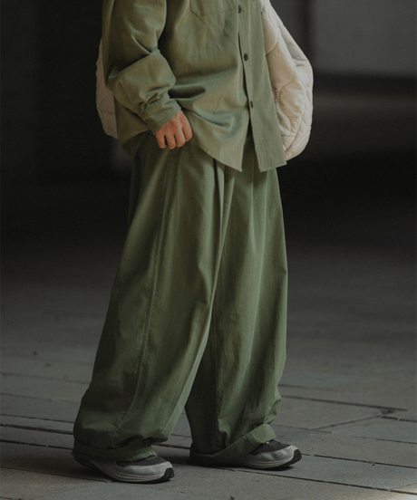 Relaxed Wide Tuck Easy Pants  / 2color