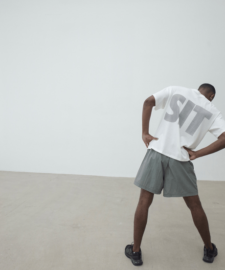 Back Print Loose Tee  / 2color