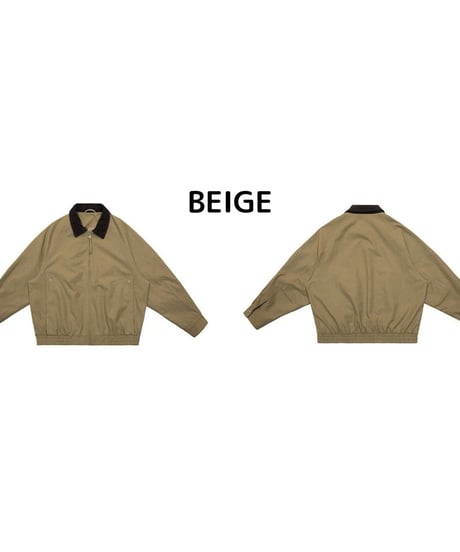 Wide Corduroy Collar Jacket / 3color