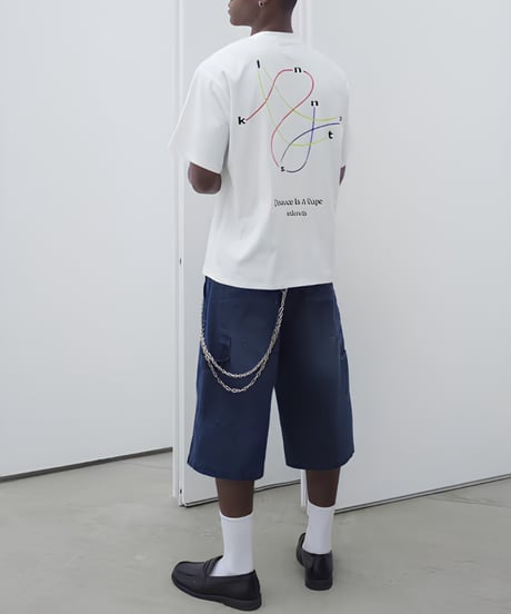 Back Print Graphic Short Sleeve Tee / 2color