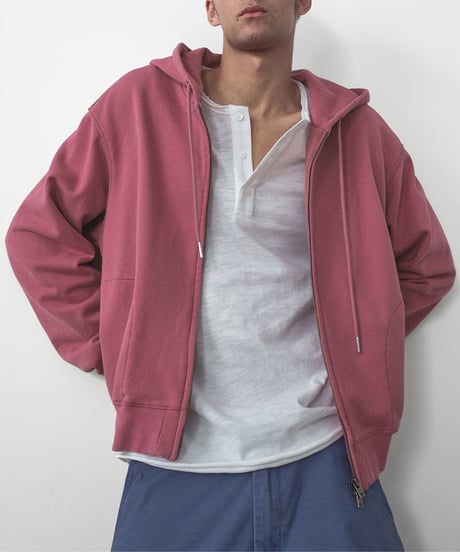 Washed Heavyweight Full-Zip Hoodie