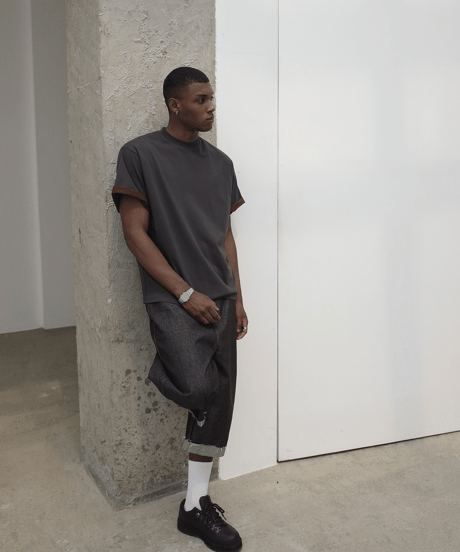Colorblock Layered Sun Tee  / 2color