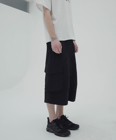 Wide Cargo Shorts  / 2color