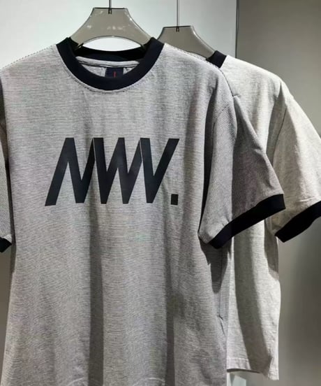 MW Logo Border Ringer Tee