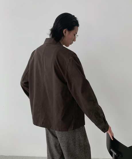 Washed Collar Utility Jacket