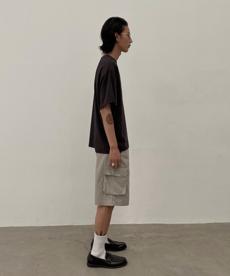 Washed Loose Cargo Shorts / 2color