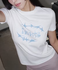 Graphic Print Slub Tee / 2color