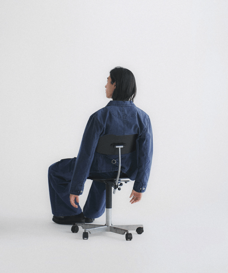 Washed Denim Work Jacket