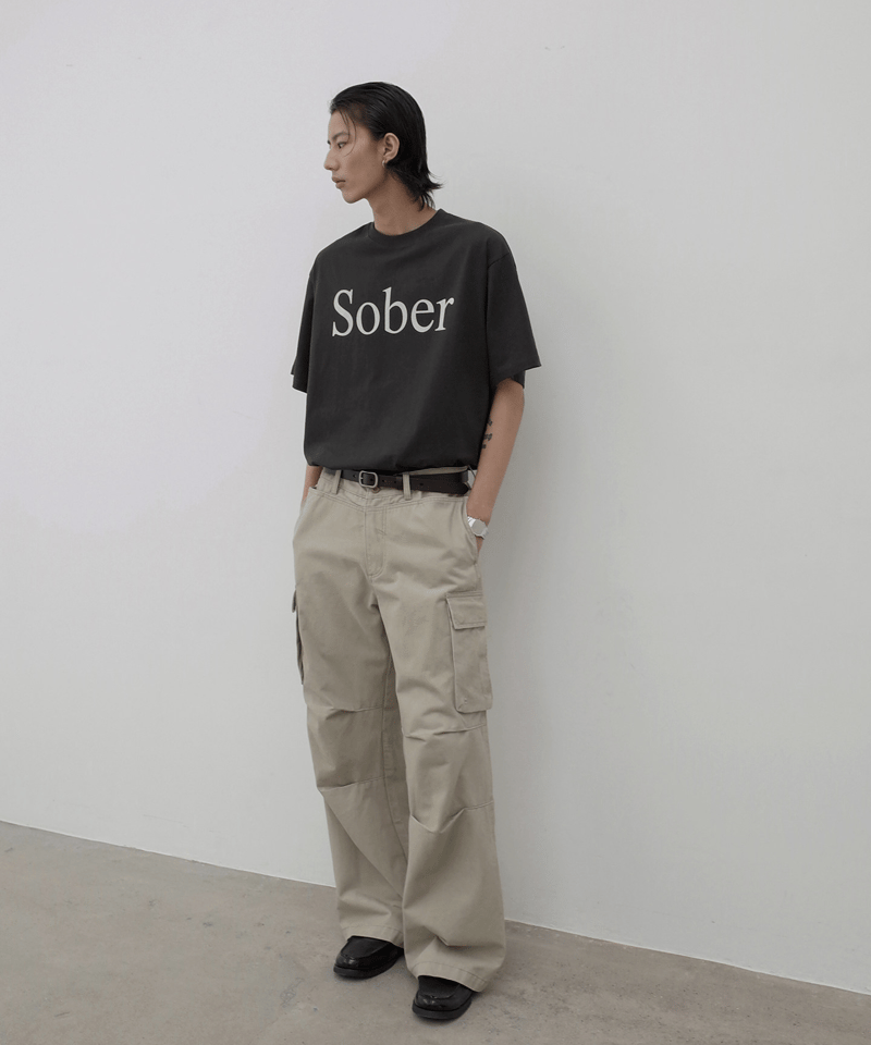 Vintage Wash Wide Cargo Pants / 2color | keels