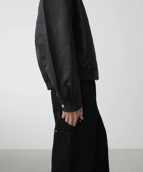 Boxy Leather Jacket