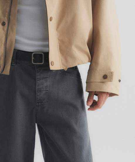 Faded Vintage Straight Denim Pants