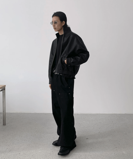 Boxy Leather Jacket
