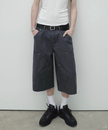 Washed Cargo Shorts