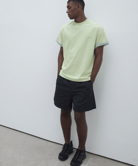 Colorblock Layered Sun Tee  / 2color