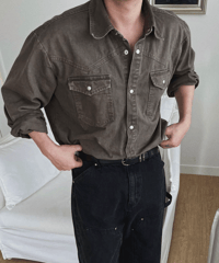 Vintage Washed Western Shirt