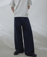 Cotton Baggy Easy Pants  / 2color