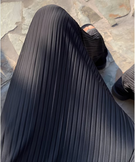 Relaxed-Fit Pleated Pants  / 2color