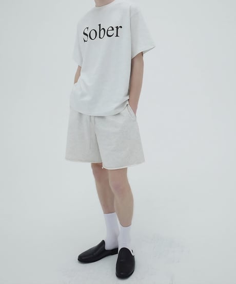 Wax-Dye Sweat Shorts  / 2color