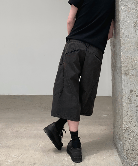 Washed Cargo Shorts