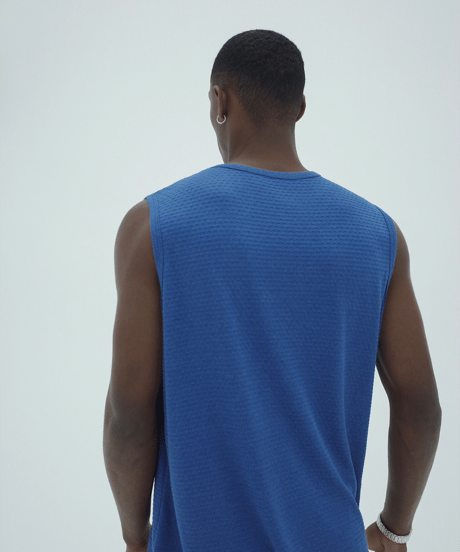 Basic Texture Sleeveless Tank Top  / 2color