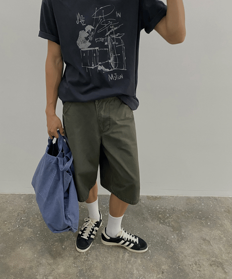 Washed Cargo Shorts