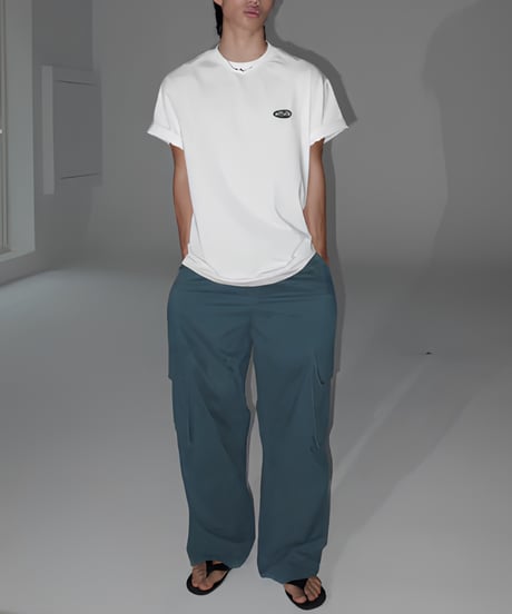 Loose Silhouette Cotton Cargo Pants