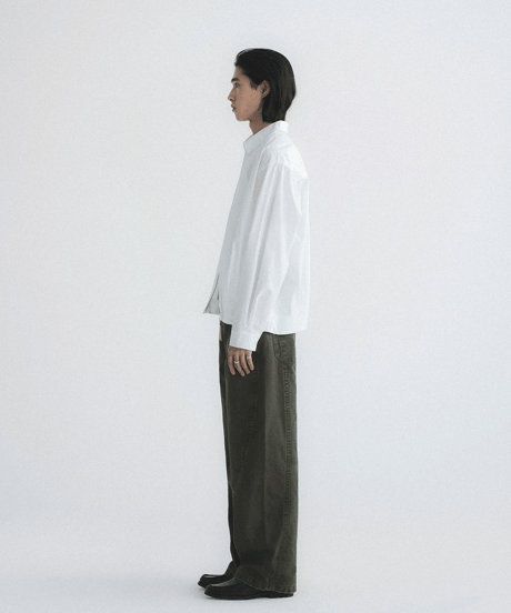 Vintage Wash Curved Seam Wide Pants / 2color