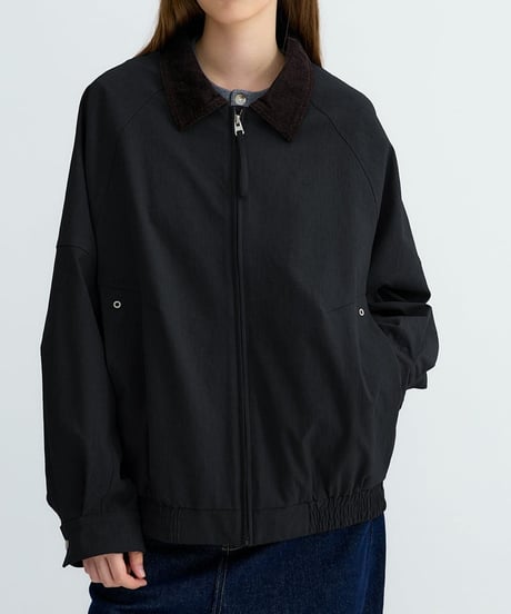 Wide Corduroy Collar Jacket / 3color